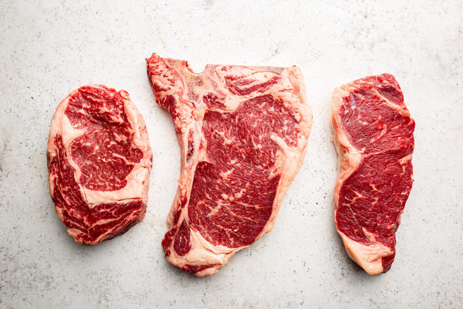 Variedad de cortes de carne de EL 70